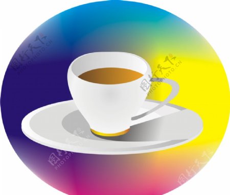 咖啡杯效果图图片