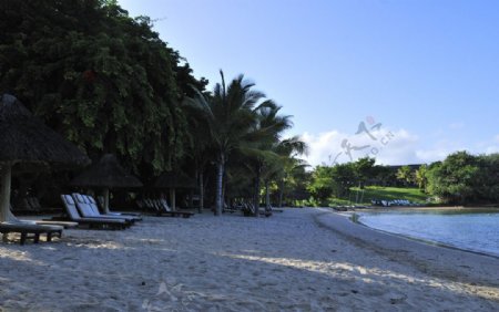毛里求斯路易港海滨度假村海边景色图片