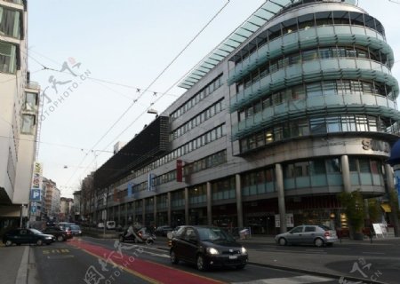 瑞士琉森商業街街景图片
