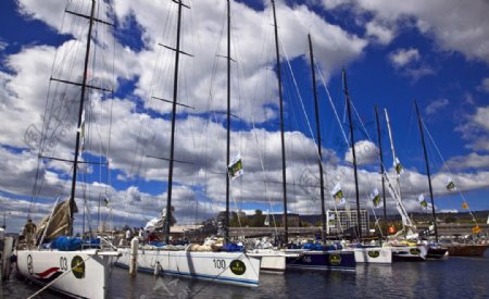 悉尼至霍巴特帆船赛照片图片