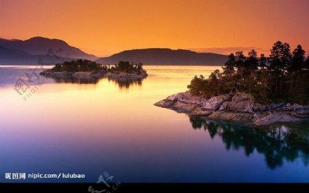 加拿大优美宁静的小岛图片