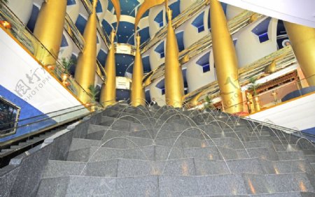 迪拜帆船酒店室内实景图片