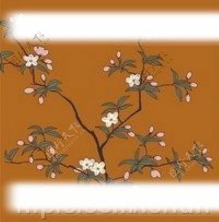 日本传统图案矢量素材4花卉植物图片