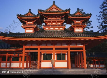 日本神庙图片