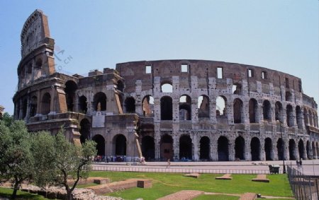 罗马斗兽场建筑图片
