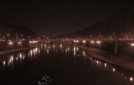 羅馬夜景图片