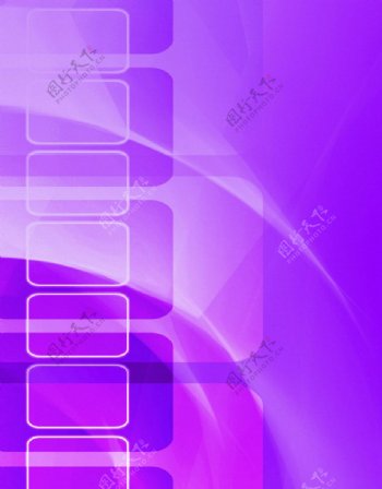 紫色梦幻相框背景图片