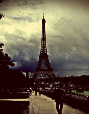 魅力城市系列巴黎埃菲尔铁塔图片