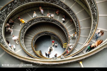 梵蒂岡螺旋樓梯图片