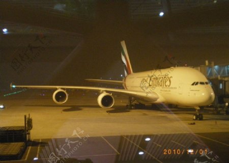 阿联酋航空A380图片