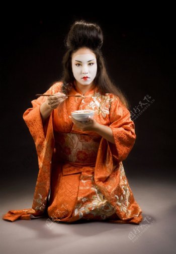 日本传统艺妓图片