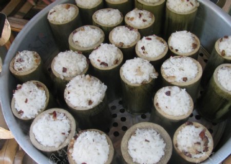 竹筒米饭图片
