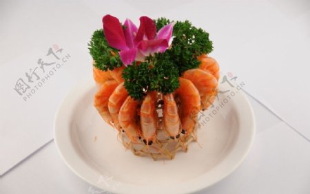 宁波烤虾图片