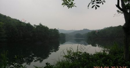 红花湖图片