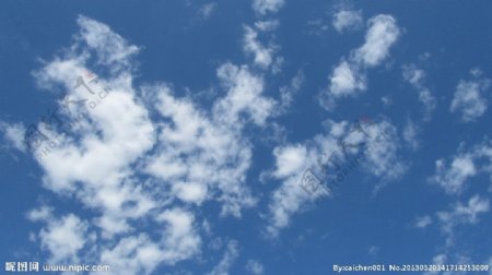 新疆喀纳斯云蓝天白云图片