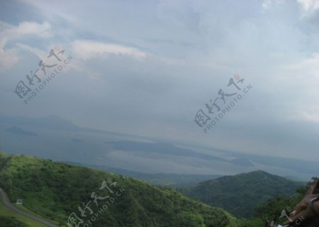 山上的风景图片