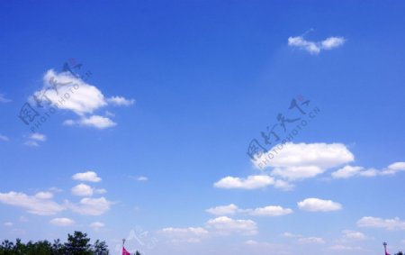 蓝天白云素材图片