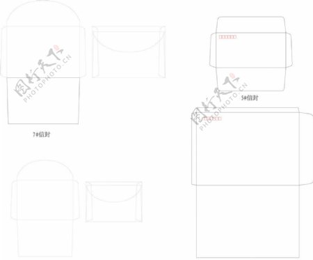 矢量信封图片