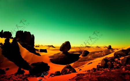 撒哈拉沙漠风光图片