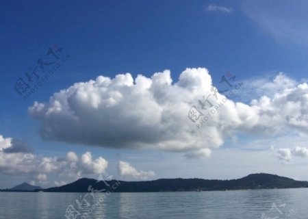 天空中的鱼云图片