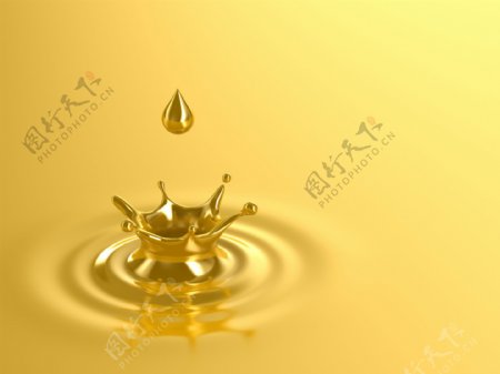 金色油滴图片