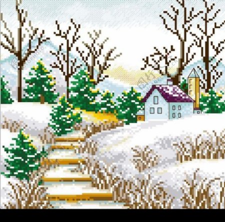 韩国风景之冬图片