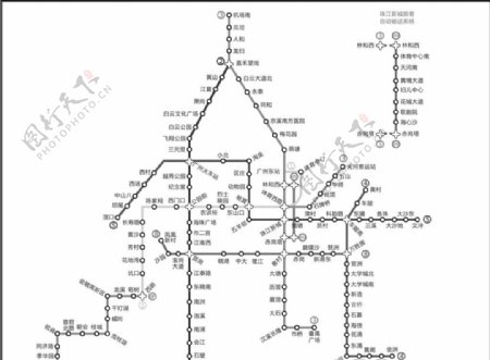 2011广州地铁线路图图片