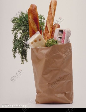 纸食品袋图片
