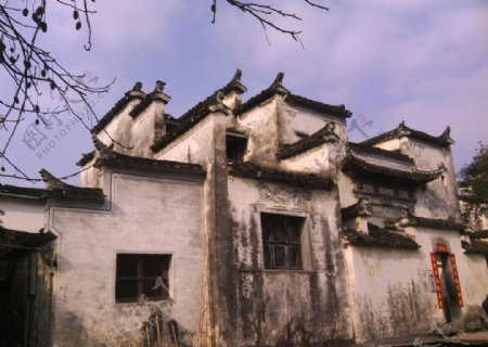 宏村古民居图片
