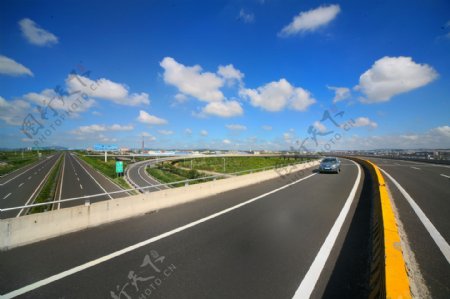 城市高速公路风景图片