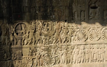 巴戎寺浮雕图片