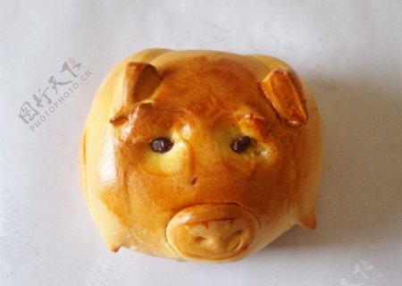 福猪面包图片