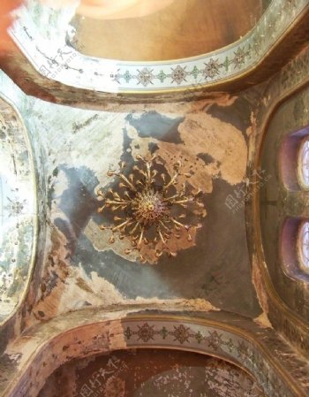 索菲亚教堂的吊灯图片