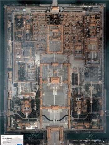 北京故宫路线图图片
