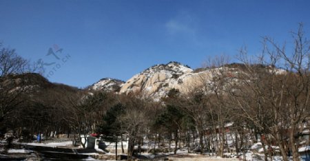 鳳凰山的冬天图片