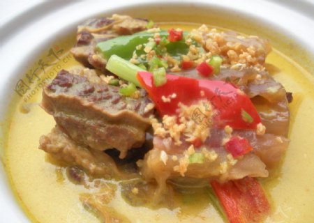泰式咖喱牛筋腩图片