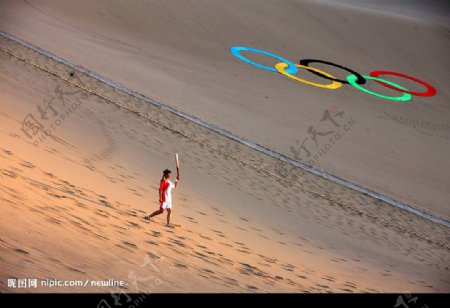 奧運在沙漠图片
