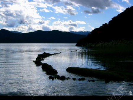 玉镜湖图片