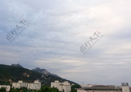 泰山的云彩图片