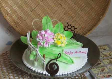 花卉蛋糕图片