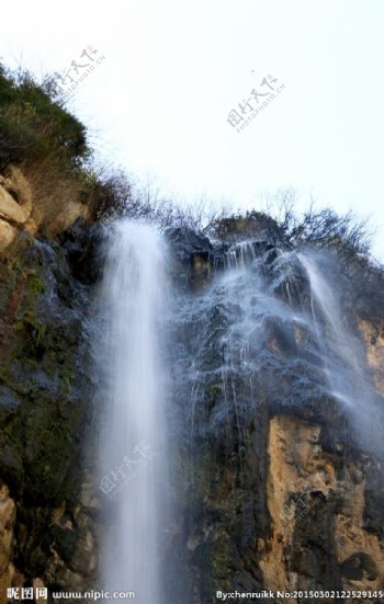 观音峡瀑布图片