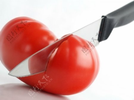 刀切番茄图片