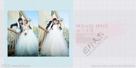 韩式梦幻婚纱摄影PSD模版图片