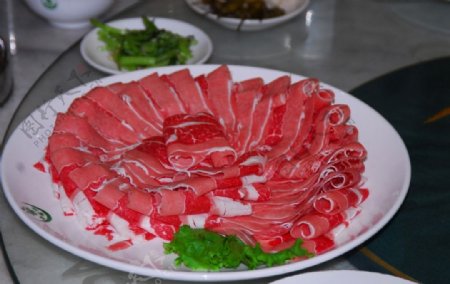 火锅羊肉卷图片