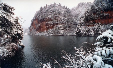 雪天景色图片