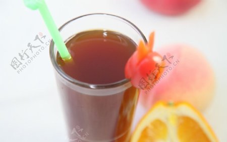 红茶饮料摄影图片