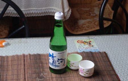 韩国清河清酒图片