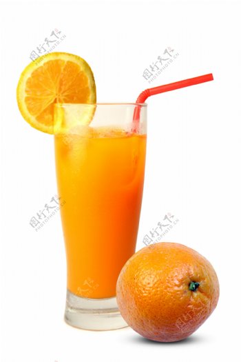 柳橙汁图片