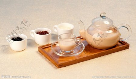 台式奶茶图片