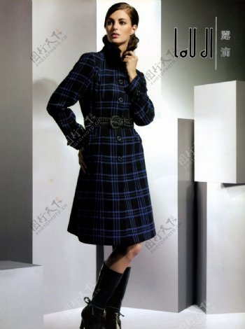 香港著名服饰品牌露滴服饰LOGO美女欧美时装女名模酷女时尚裙装人物图库人物摄影图片